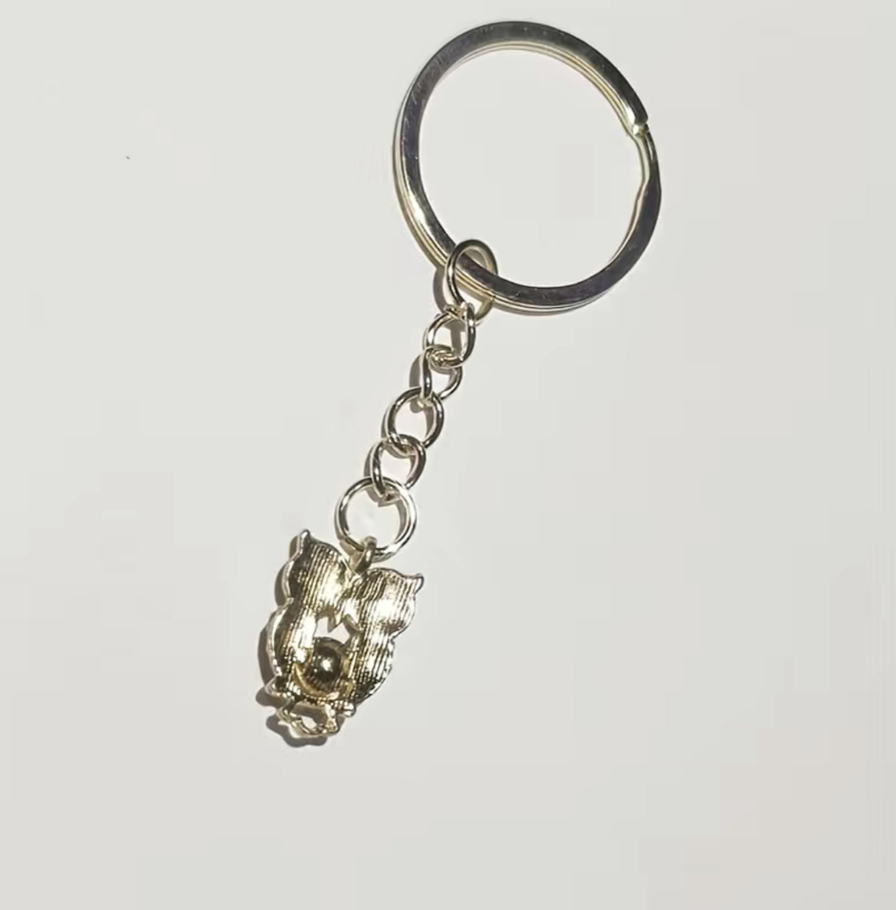 3/$25 Rhinestone Owl Keychain NEW